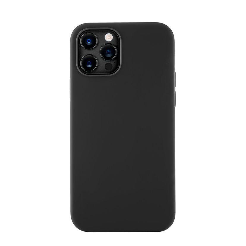 Чехол-накладка uBear Touch Case для iPhone 12 Pro Max, силикон, черный - 0