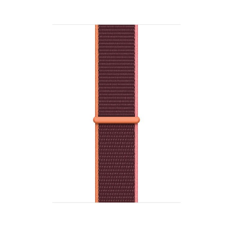 Ремешок Apple Sport Loop для Apple Watch 44mm, Нейлон, сливовый— фото №0