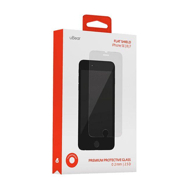 Защитное стекло uBear Flat Shield для iPhone SE/8/7 - 2