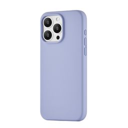 Чехол-накладка uBear Touch Mag Case для iPhone 15 Pro Max, силикон, фиолетовый— фото №1