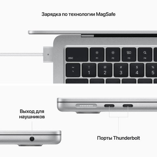 2022 Apple MacBook Air 13.6″ сияющая звезда (Apple M2, 8Gb, SSD 512Gb, M2 (10 GPU))— фото №7