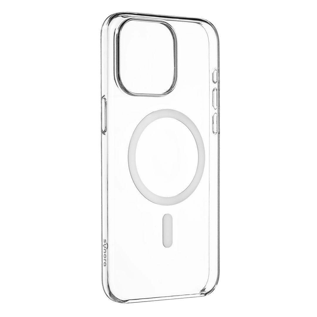 Чехол-накладка Synora Mag Clear Case для iPhone 14 Pro Max, полиуретан, прозрачный— фото №0