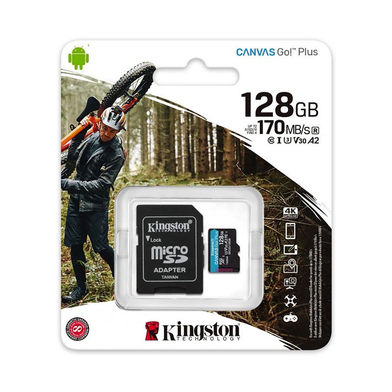 Карта памяти microSDXC Kingston Canvas Go Plus, 128GB— фото №6