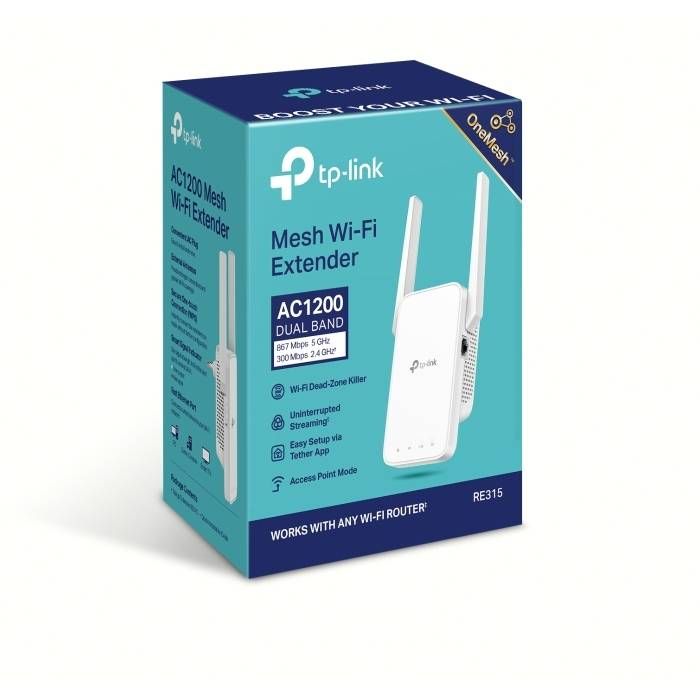 Усилитель Wi-Fi TP-LINK RE315, белый— фото №3