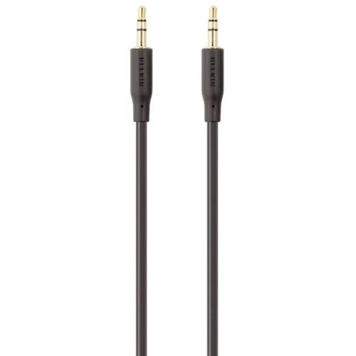 Кабель Belkin mini-jack 3.5 mm / mini-jack 3.5 mm, 1м, черный— фото №0