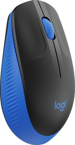 Мышь Logitech M190, беспроводная, черный+синий— фото №1