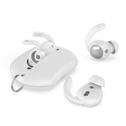 Силиконовые амбушюры Deppa Hooks для AirPods, 2 пары, цвет белый— фото №7