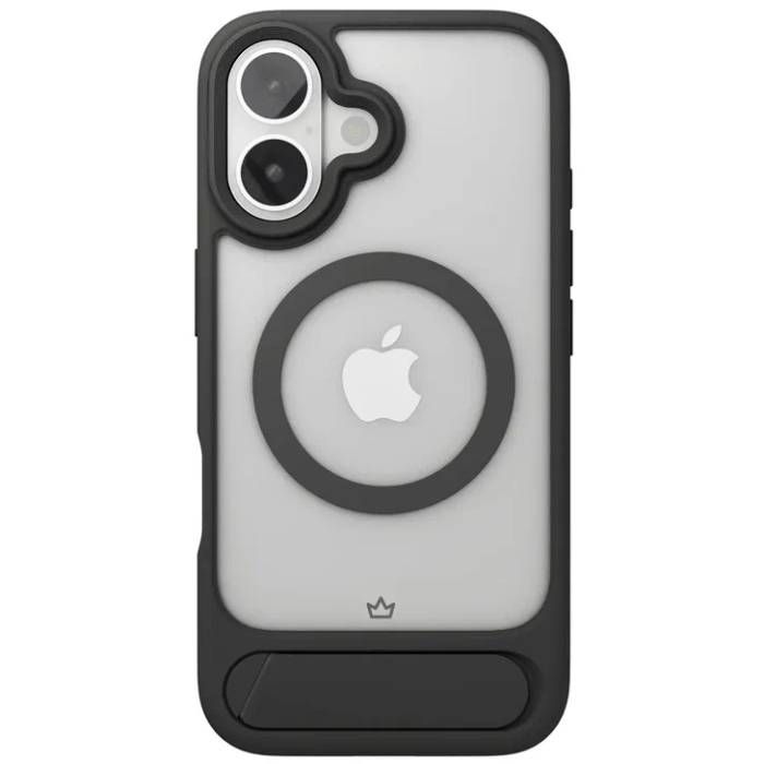 Чехол-накладка VLP Reels Case для iPhone 16, поликарбонат, черный— фото №0