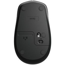 Мышь Logitech M190, беспроводная, черный+серый— фото №5