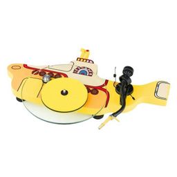 Виниловый проигрыватель PRO-JECT The Beatles Yellow Submarine, желтый— фото №1