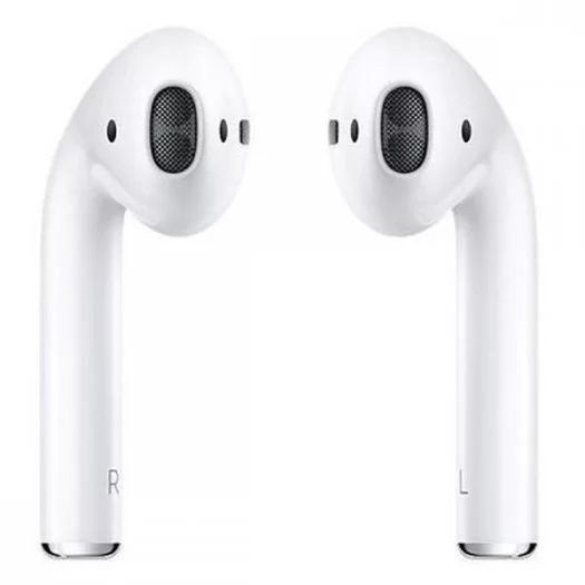 Беспроводные наушники Apple AirPods с зарядным футляром, белый— фото №2