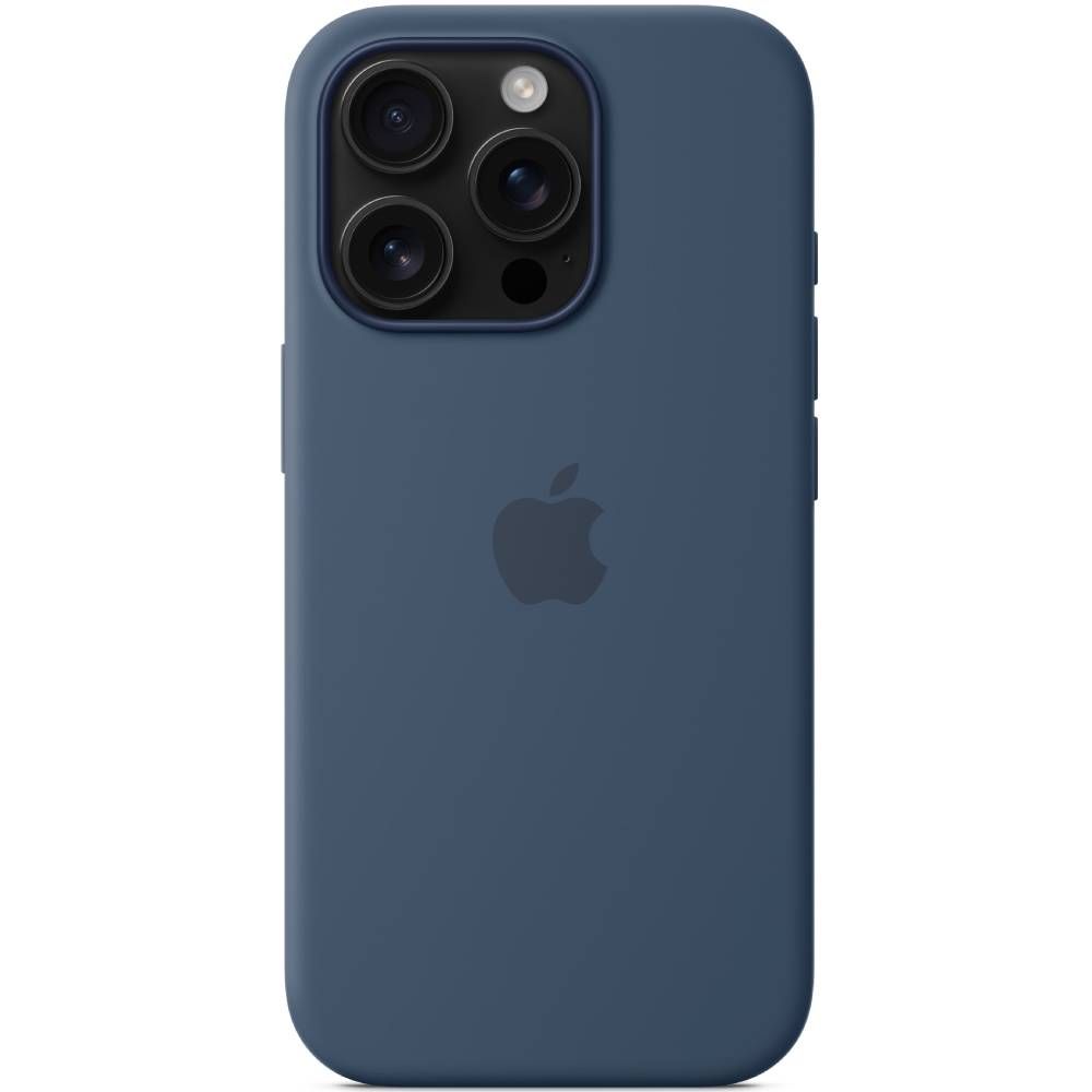 Чехол-накладка Apple Silicone Case для iPhone 16 Pro, силикон, синий— фото №0