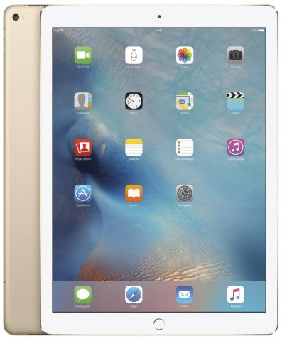 2015 Apple iPad Pro 12,9″ (128Gb, Wi-Fi + сотовая связь, золотой)— фото №0