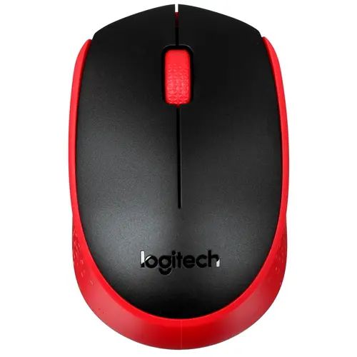 Мышь Logitech M171, беспроводная, красный— фото №0