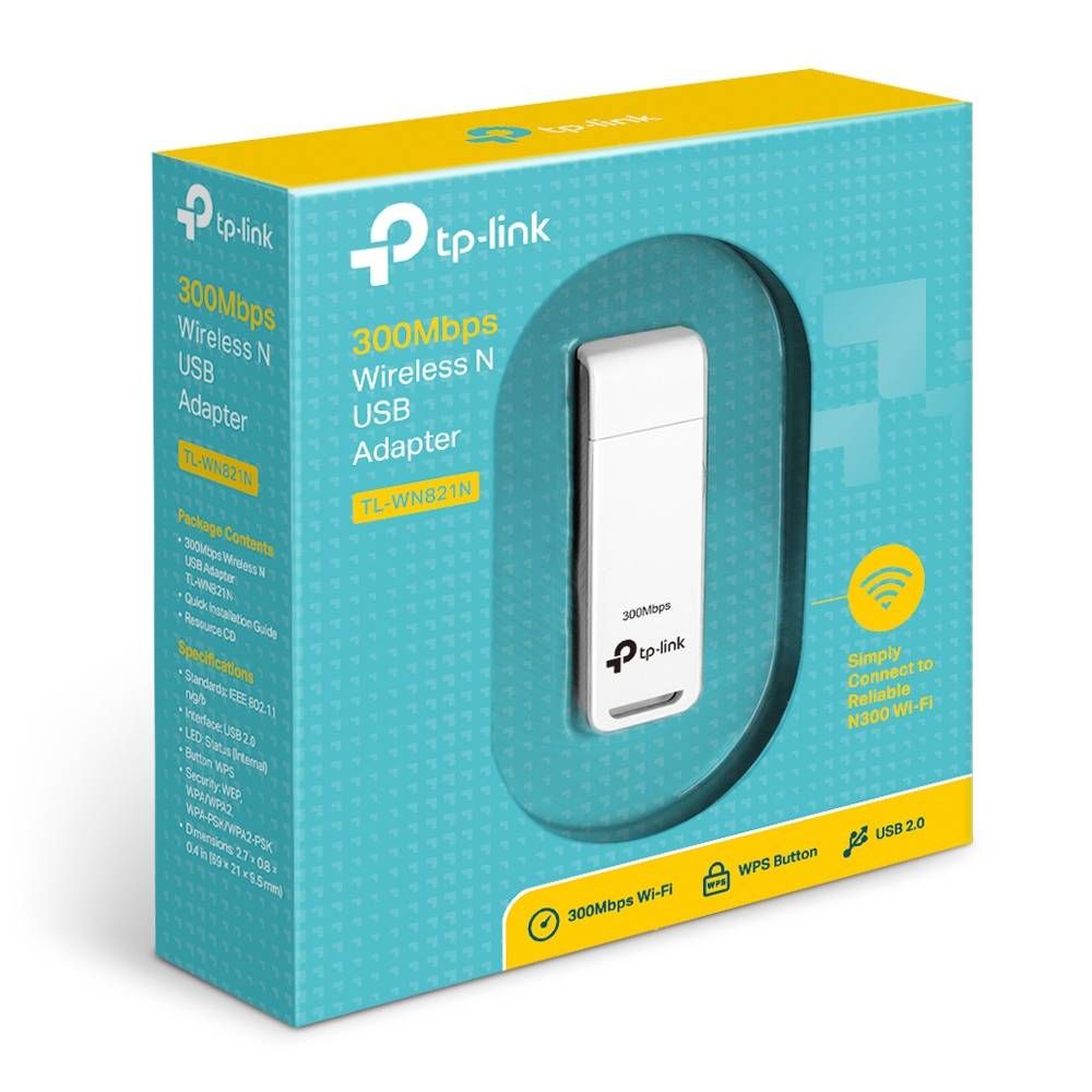 Адаптер Wi-Fi TP-LINK TL-WN821N, белый— фото №2