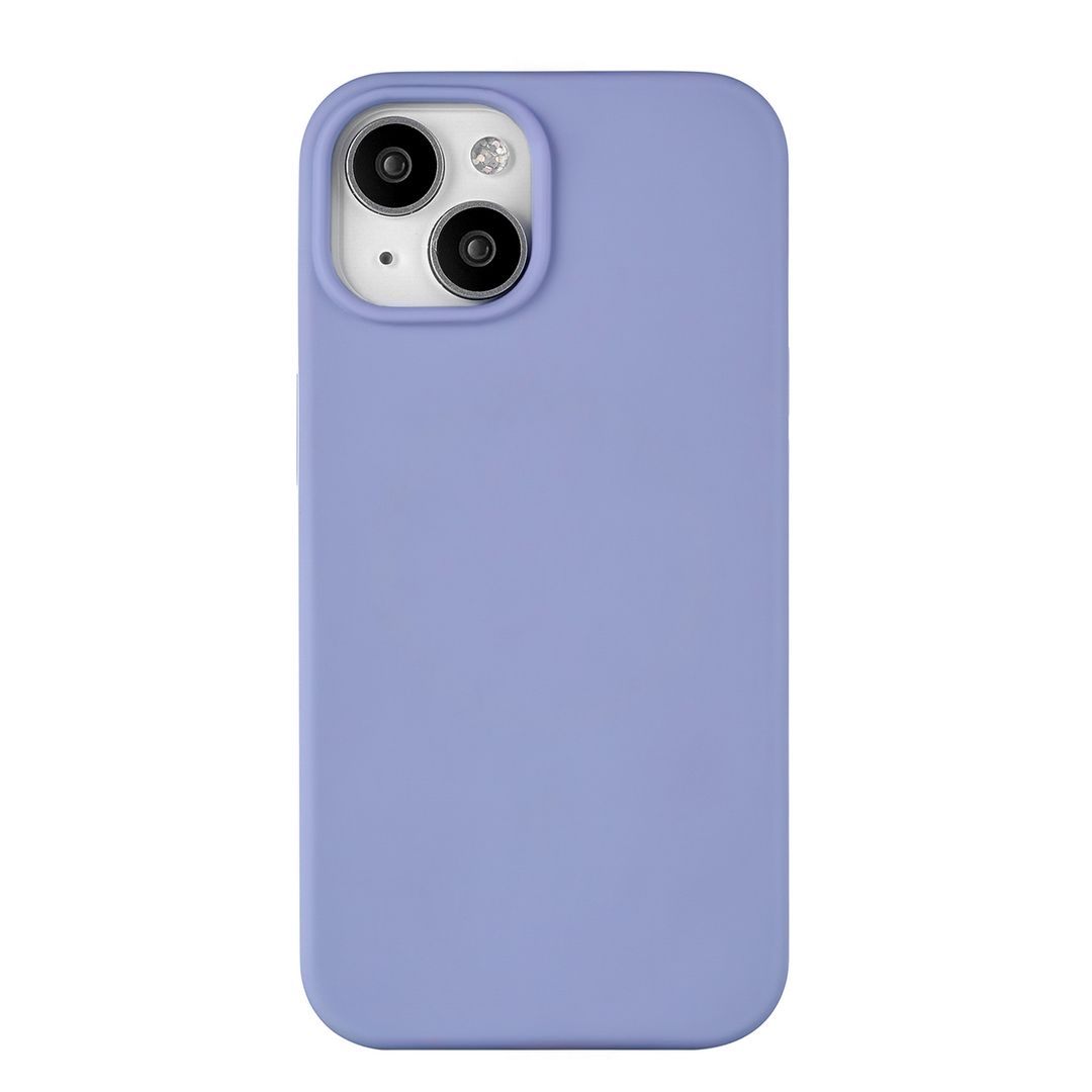 Чехол-накладка uBear Touch Mag Case для iPhone 15, силикон, фиолетовый— фото №0