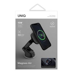 Автомобильный держатель Uniq Magneo Air Magnetic 15W темно-серый— фото №7