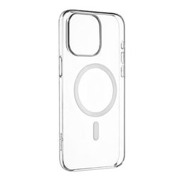 Чехол-накладка Asynora Mag Clear Case для iPhone 15 Pro, полиуретан, прозрачный— фото №2