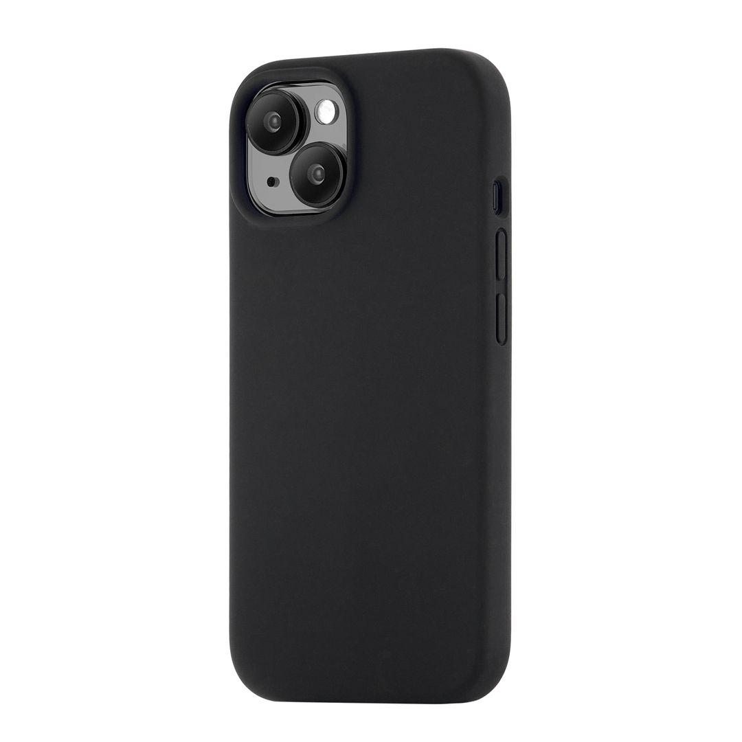 Чехол-накладка uBear Touch Mag Case для iPhone 15, силикон, черный— фото №1