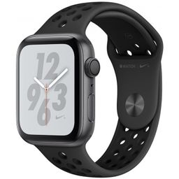 Apple Watch Nike+ Series 4 GPS (MU6J2RU/A) - 40 мм, алюминий «серый космос», спортивный ремешок Nike цвета «антрацитовый/чёрный»— фото №0