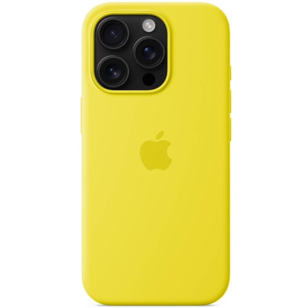 Чехол-накладка Apple Silicone Case для iPhone 16 Pro, силикон, желтый— фото №0