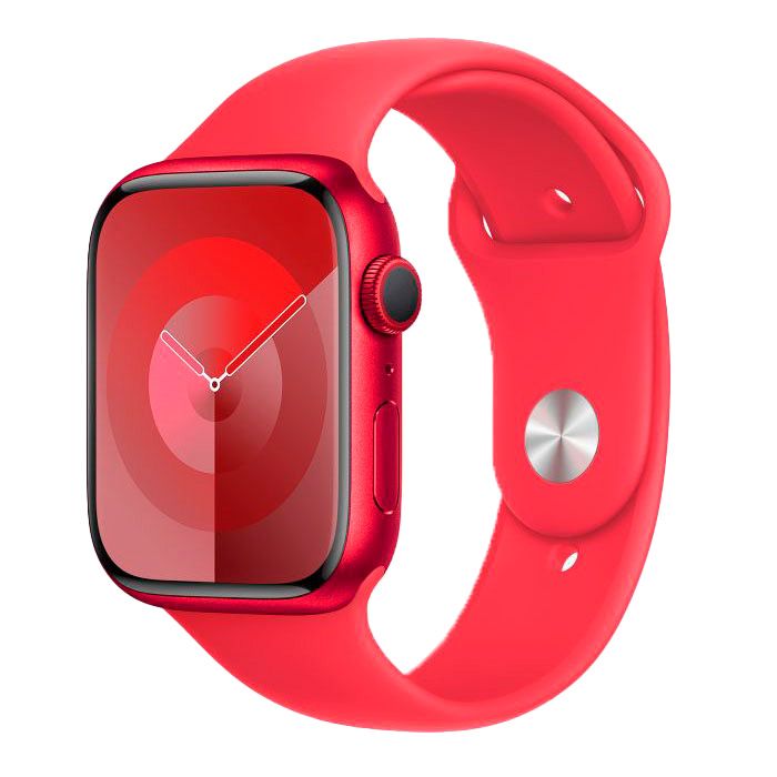 Apple Watch Series 9 GPS 45mm (корпус - (PRODUCT)RED, спортивный ремешок (PRODUCT)RED, IP6X)— фото №0