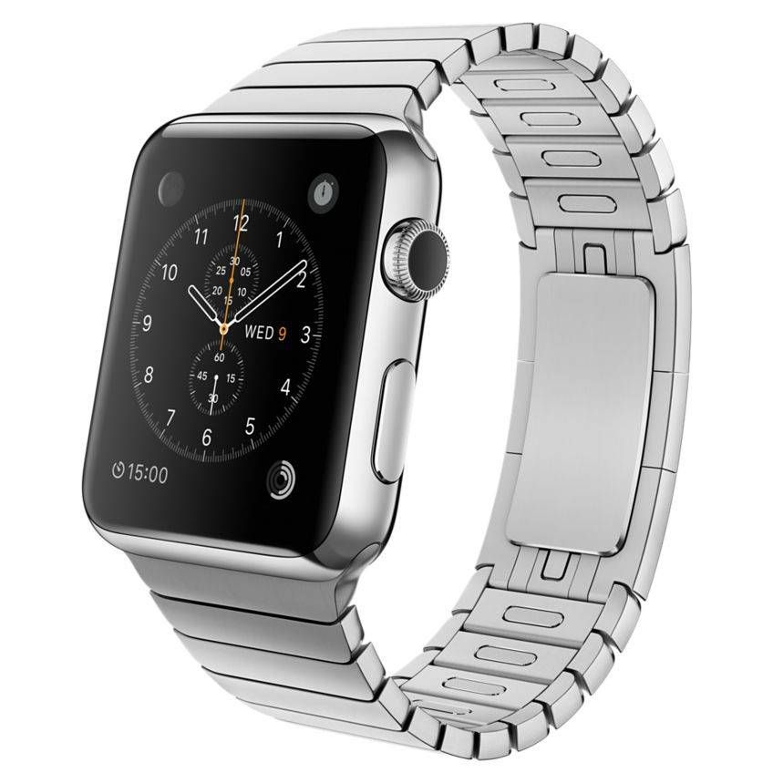 Apple Watch (MJ472) - 42 мм, нержавеющая сталь, блочный браслет— фото №0