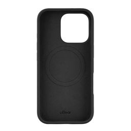 Чехол-накладка uBear Touch Mag Case для iPhone 16 Pro, силикон, черный— фото №6