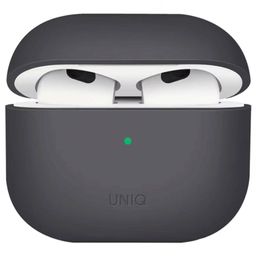 Чехол Uniq LINO серый, для AirPods 4— фото №0