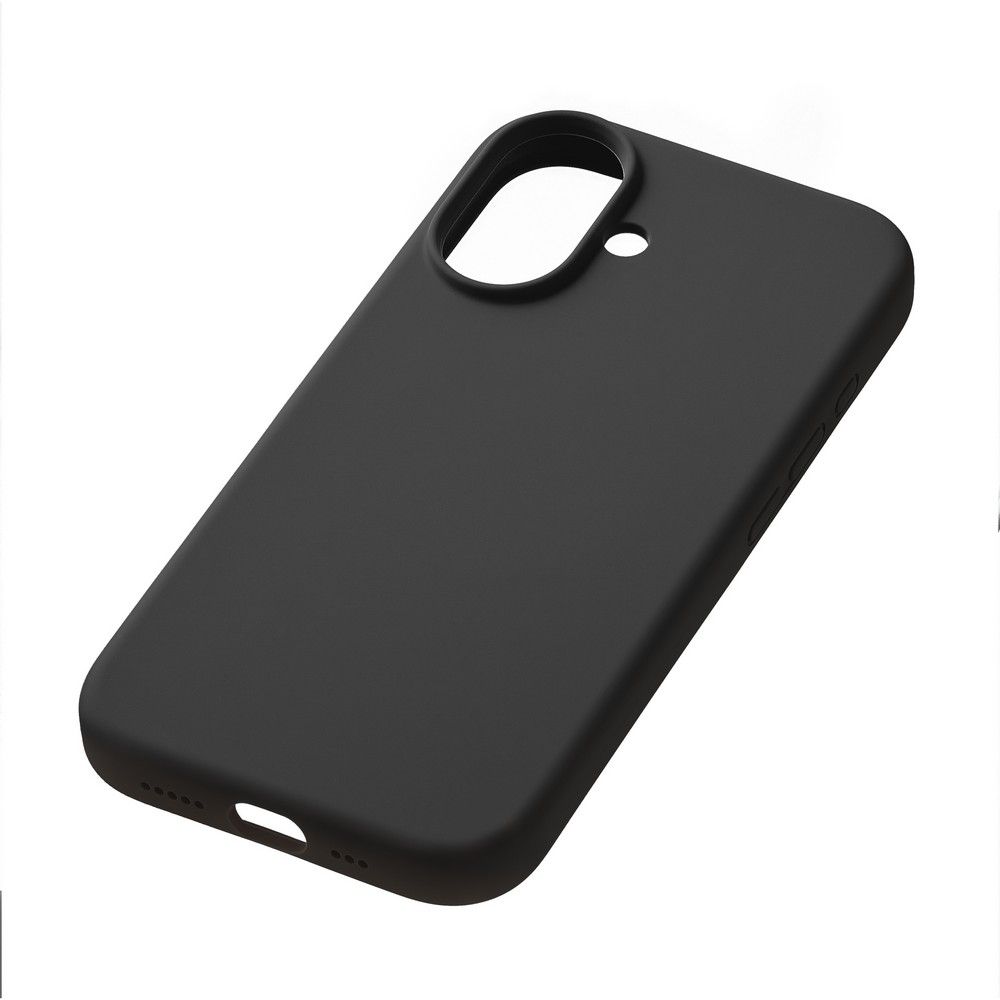 Чехол-накладка uBear Touch Mag Case для iPhone 16, силикон, черный— фото №4