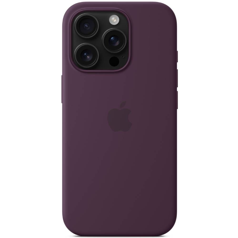 Чехол-накладка Apple Silicone Case для iPhone 16 Pro, силикон, сливовый— фото №0