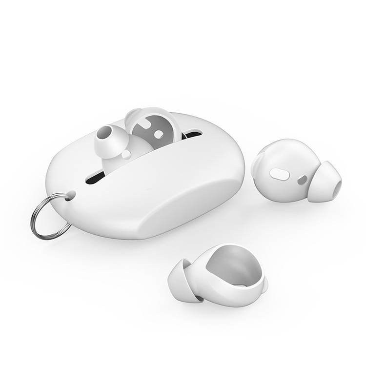 Силиконовые амбушюры Deppa Buds для AirPods, 2 пары, цвет белый— фото №2