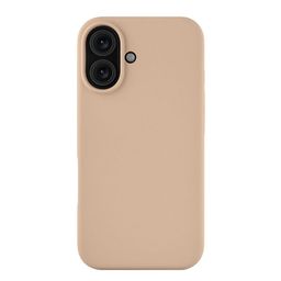 Чехол-накладка uBear Touch Mag Case для iPhone 16, силикон, латте— фото №0