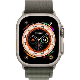 Apple Watch Ultra GPS + Cellular 49mm (ремешок Alpine Loop зеленый, IP6X)— фото №1