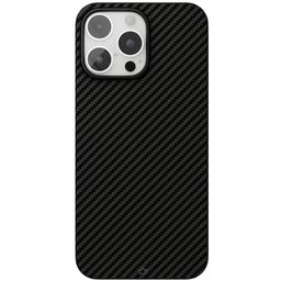 Чехол-накладка VLP Kevlar Case для iPhone 16 Pro, кевлар, черный— фото №0