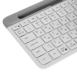 Клавиатура Logitech K580 Slim Multi-Device Bluetooth, белый+серый— фото №3