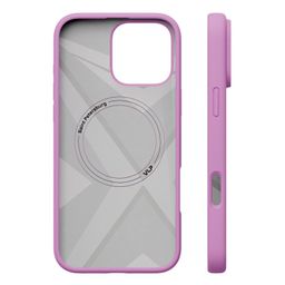 Чехол-накладка VLP Aster Case для iPhone 16 Pro, силикон, розовый— фото №4