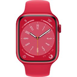 Apple Watch Series 8 GPS 45mm (корпус - (PRODUCT)RED, спортивный ремешок (PRODUCT)RED, IP6X)— фото №1