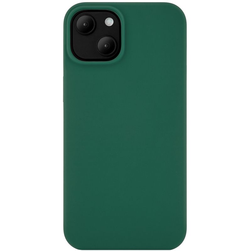 Чехол-накладка uBear Touch Mag Case для iPhone 14, силикон, зеленый— фото №1