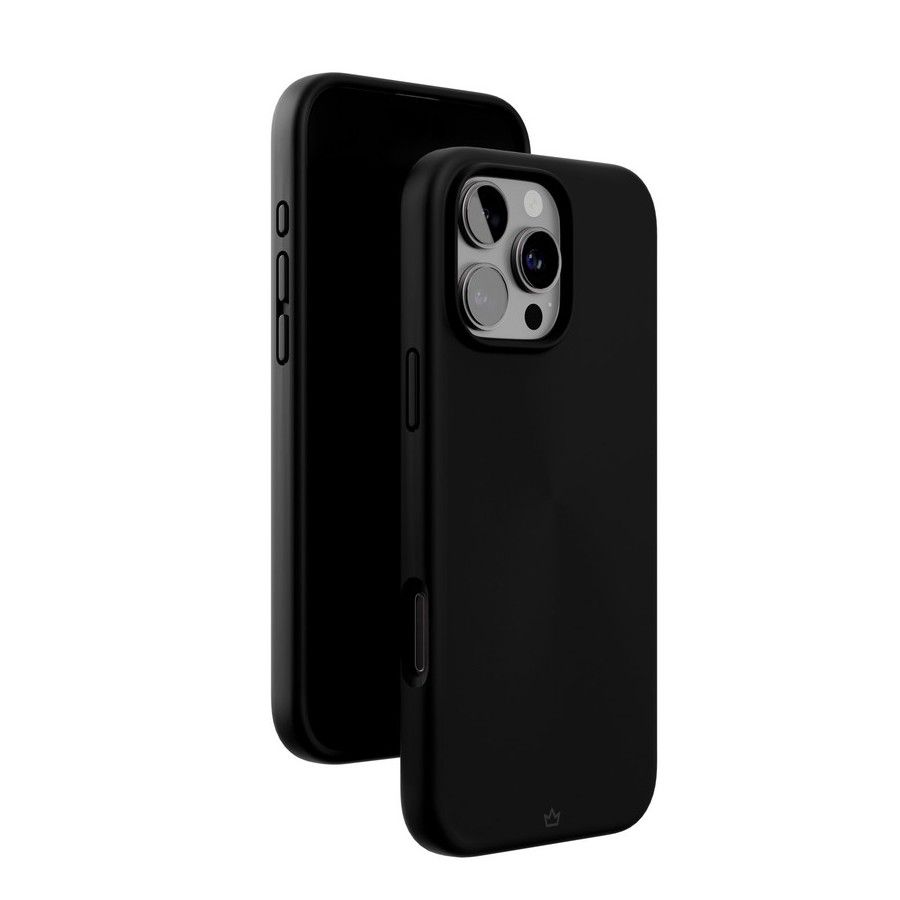 Чехол-накладка VLP Aster Case для iPhone 16 Pro, силикон, черный— фото №3