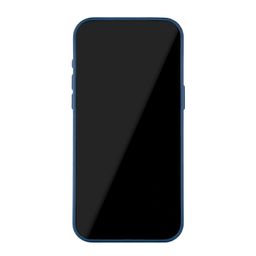 Чехол-накладка uBear Capital Case для iPhone 15 Pro Max, кожа, синий— фото №3