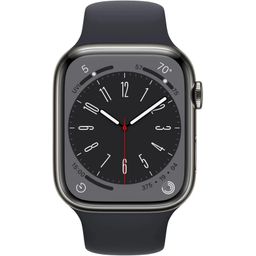 Apple Watch Series 8 GPS + Cellular 45mm (корпус - графитовый, IP6X)— фото №1