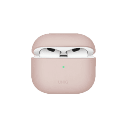 Чехол Uniq Lino розовый, для AirPods 3— фото №0