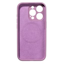 Чехол-накладка Synora Silicon MagCase для iPhone 15 Pro, силикон, лиловый— фото №3