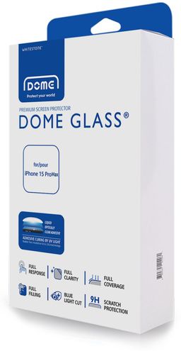 Защитное стекло Whitestone Dome glass для iPhone 15 Pro Max— фото №1