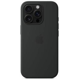 Чехол-накладка Apple Silicone Case для iPhone 16 Pro, силикон, черный— фото №0