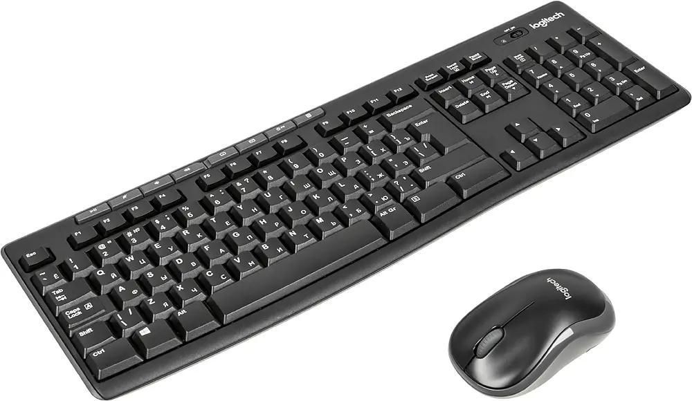 Клавиатура и мышь Logitech MK270, черный— фото №1