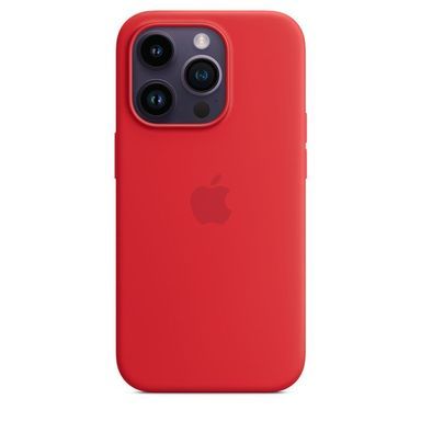 Чехол-накладка Apple MagSafe для iPhone 14 Pro, силикон, (PRODUCT)RED— фото №0