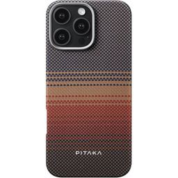 Чехол-накладка Pitaka Tactile Woven Sunset для iPhone 16 Pro Max, арамид (кевлар), оранжевый— фото №0