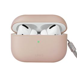 Чехол Uniq LINO розовый, для AirPods Pro 2— фото №0